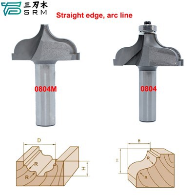 Flattop Double Arc Router Bit